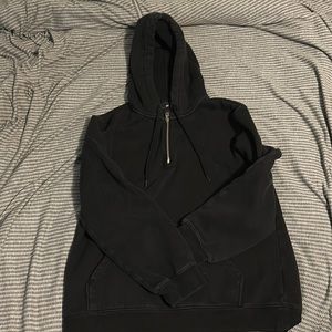 Black H&M zip-up hoodie
